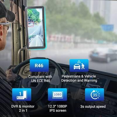 Visión 360° para tractocamiones